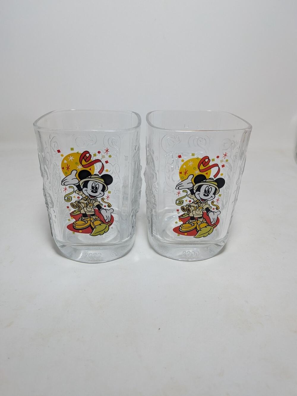 Disney's Animal Kingdom Vintage 2000's McDonald's Commemorative Glass (Set of 2)